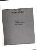 Cover of Acting with style