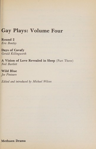 Cover of Gay plays