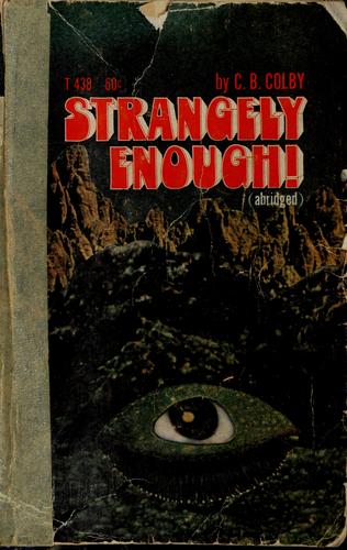 Cover of Strangely enough!