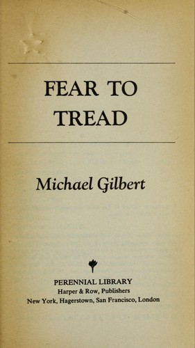Cover of Fear to tread