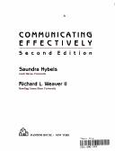 Cover of Communicating effectively