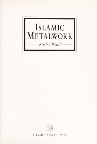 Cover of Islamic metalwork