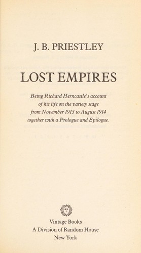 Cover of Lost empires