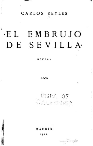 Cover of El embrujo de Sevilla
