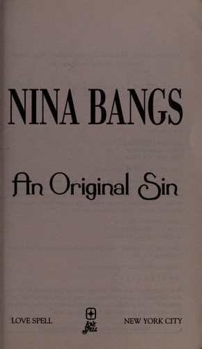 Cover of An original sin