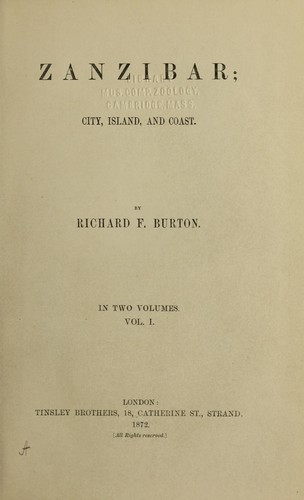 Cover of Zanzibar
