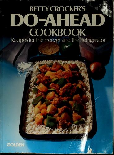 Cover of Do-ahead cookbook