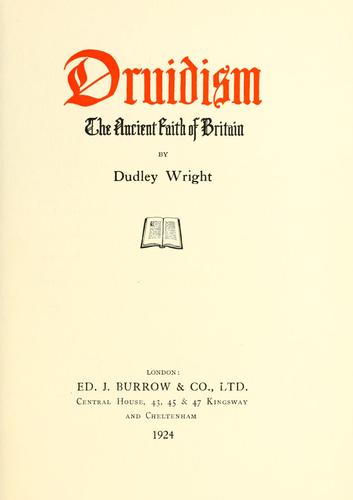 Cover of Druidism