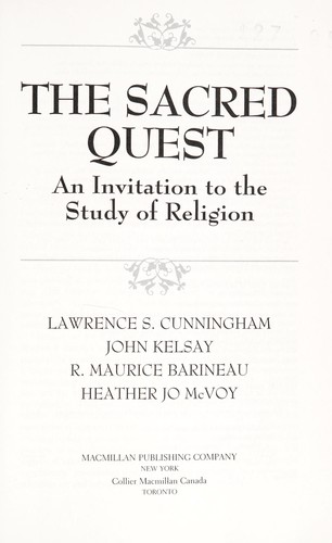 Cover of The Sacred quest