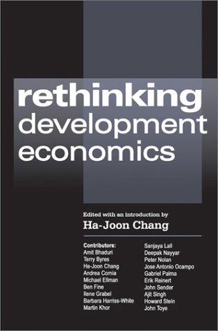 Cover of Rethinking development economics