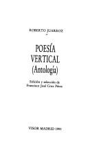 Cover of Poesía vertical