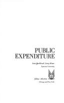 Cover of Public expenditure
