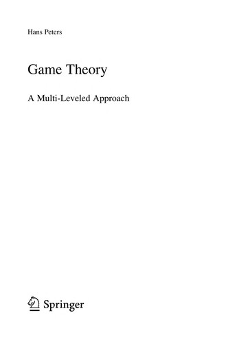 Cover of Game Theory