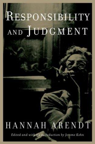 Cover of Responsibility and Judgment