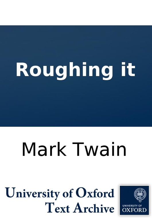 Cover of Roughing It