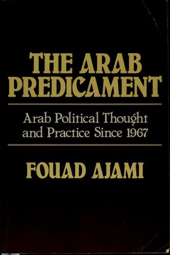 Cover of The Arab predicament