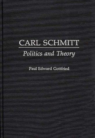 Cover of Carl Schmitt