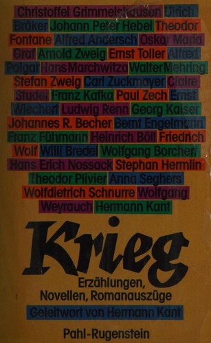 Cover of Krieg