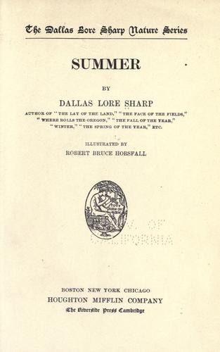 Cover of Summer