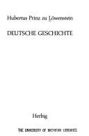 Cover of Deutsche Geschichte