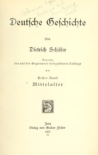 Cover of Deutsche Geschichte