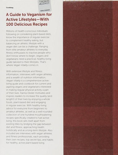 Cover of Vegan vitality