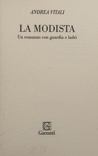 Cover of La modista