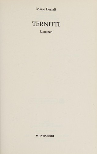 Cover of Ternitti