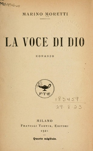 Cover of La voce di Dio