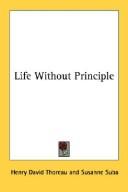 Cover of Life without principle