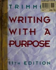 Cover of Writing with a purpose