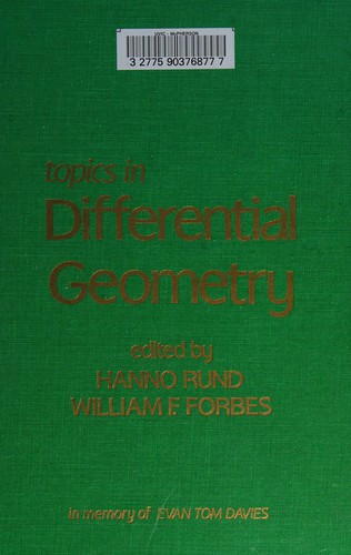 Cover of Topics in differential geometry