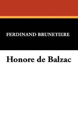 Cover of Honore de Balzac