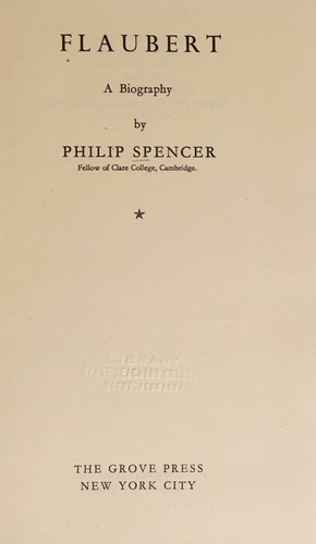 Cover of Flaubert