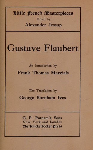 Cover of Gustave Flaubert