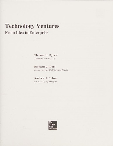Cover of Technology Ventures