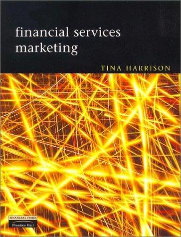 Cover of Financial services marketing