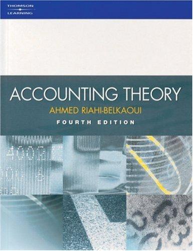 Cover of Accounting theory