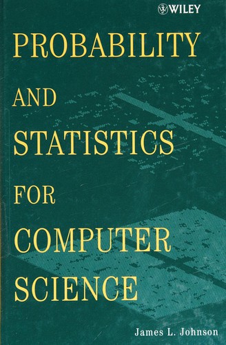 Cover of Probability and statistics for computer science