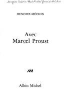 Cover of Avec Marcel Proust