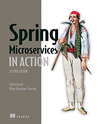 Cover of Spring Microservices in Action, Second Edition