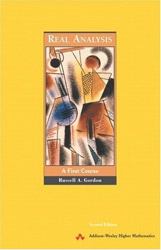 Cover of Real analysis