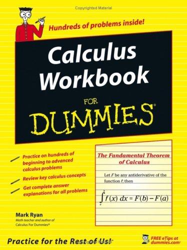Cover of Calculus Workbook For Dummies