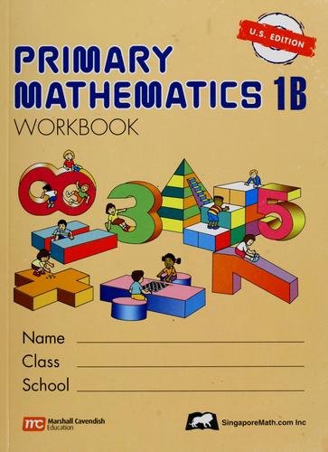 Cover of Primary mathematics ... workbook