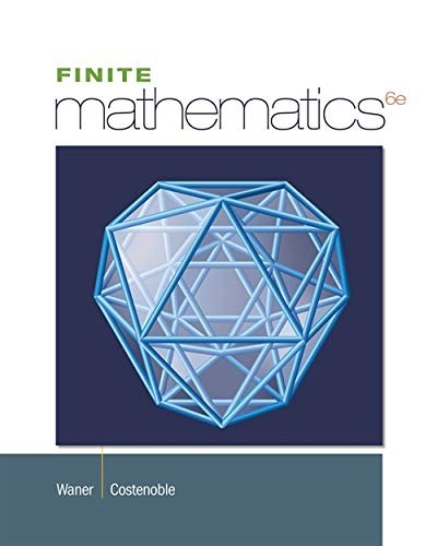 Cover of Finite Mathematics