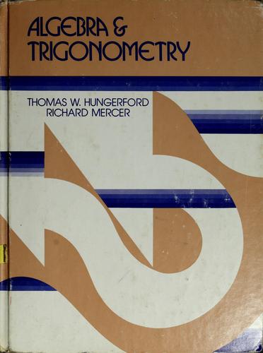 Cover of Algebra and trigonometry