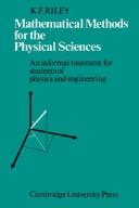 Cover of Mathematical methods for the physical sciences