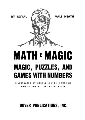 Cover of Mathemagic