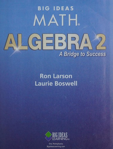 Cover of Big Ideas Math Algebra 2