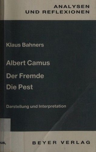 Cover of Camus